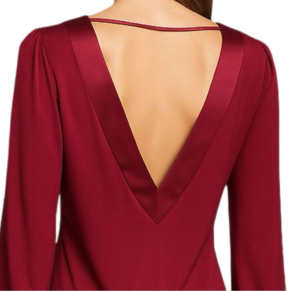 🔥 White House Black Market Satin Cuff Long Sleeve Dress Size Small Women’s - Picture 6 of 16